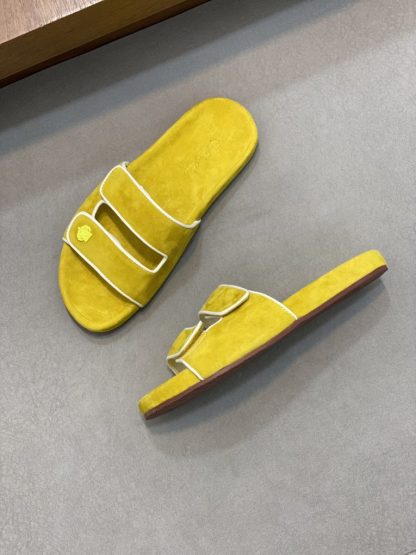  Loro Piana Men's Sandal Slippers Calfskin Suede #3207 - Image 6