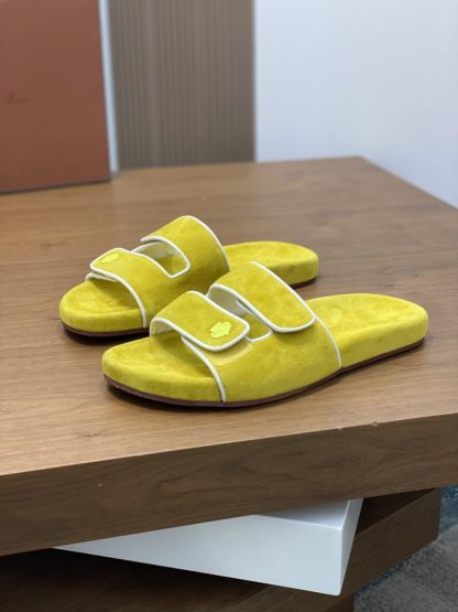  Loro Piana Men's Sandal Slippers Calfskin Suede #3207 - Image 8