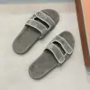  Loro Piana Men's Sandal Slippers Calfskin Suede #3206 - Image 4