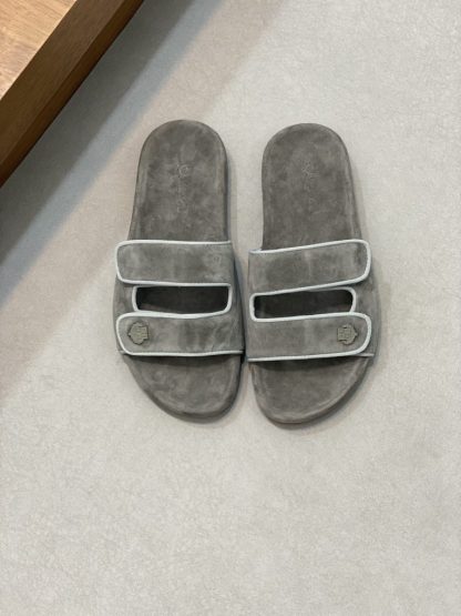 Replica Loro Piana Men's Sandal Slippers Calfskin Suede #3206
