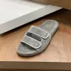  Loro Piana Men's Sandal Slippers Calfskin Suede #3206 - Image 3