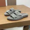  Loro Piana Men's Sandal Slippers Calfskin Suede #3206 - Image 6