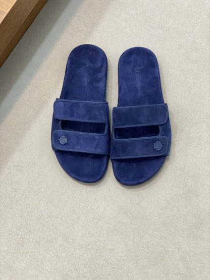 Replica Loro Piana Men's Sandal Slippers Calfskin Suede #3205