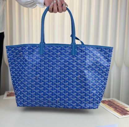  Goyard Saint Louis PM Bag Tote Bags Sky Blue #3356 - Image 10