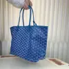  Goyard Saint Louis PM Bag Tote Bags Sky Blue #3356 - Image 11