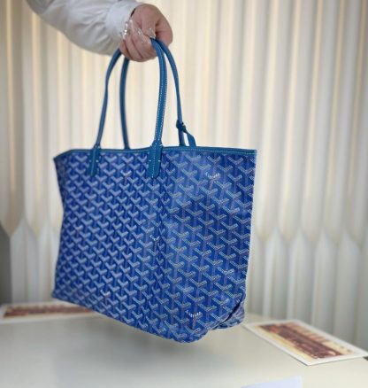  Goyard Saint Louis PM Bag Tote Bags Sky Blue #3356 - Image 11