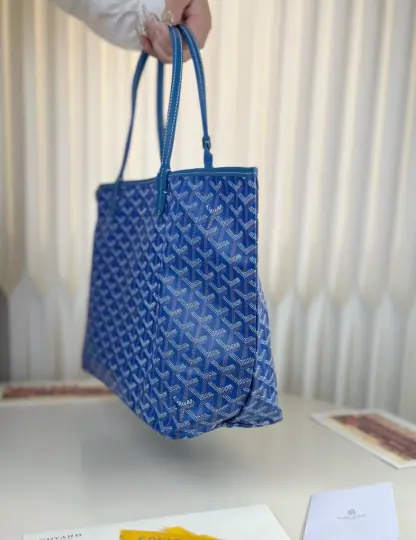  Goyard Saint Louis PM Bag Tote Bags Sky Blue #3356 - Image 12