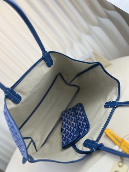  Goyard Saint Louis PM Bag Tote Bags Sky Blue #3356 - Image 13