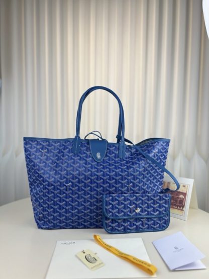 Replica Goyard Saint Louis PM Bag Tote Bags Sky Blue #3356