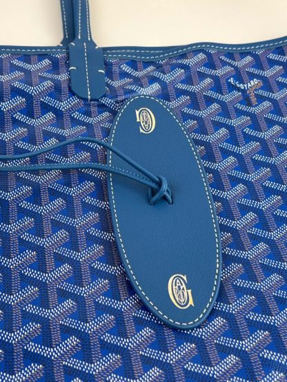  Goyard Saint Louis PM Bag Tote Bags Sky Blue #3356 - Image 3