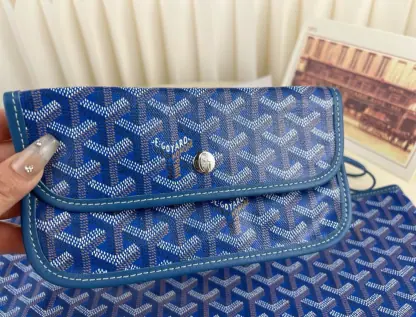  Goyard Saint Louis PM Bag Tote Bags Sky Blue #3356 - Image 7