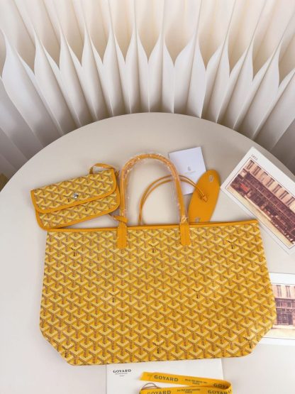  Goyard Saint Louis PM Bag Tote Bags Yellow #3357 - Image 8