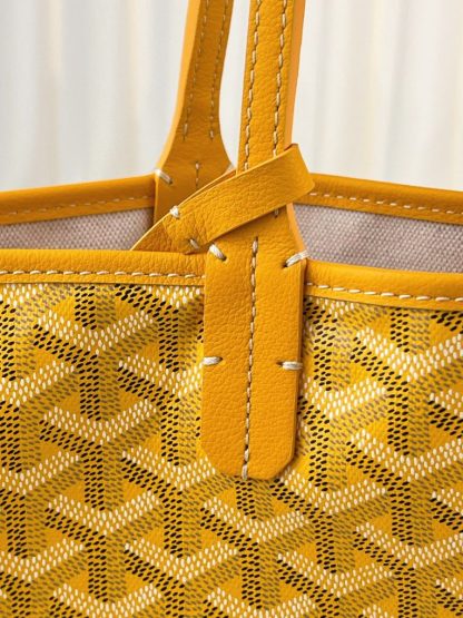  Goyard Saint Louis PM Bag Tote Bags Yellow #3357 - Image 5