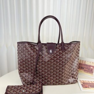Replica Goyard Saint Louis PM Bag Tote Bags Burgundy #3354