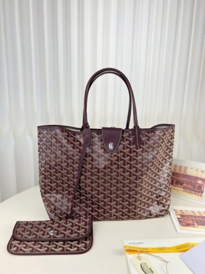 Replica Goyard Saint Louis PM Bag Tote Bags Burgundy #3354
