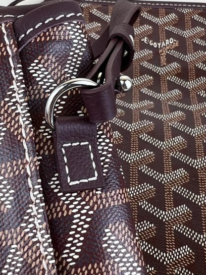  Goyard Saint Louis PM Bag Tote Bags Burgundy #3354 - Image 17