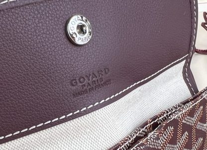  Goyard Saint Louis PM Bag Tote Bags Burgundy #3354 - Image 20