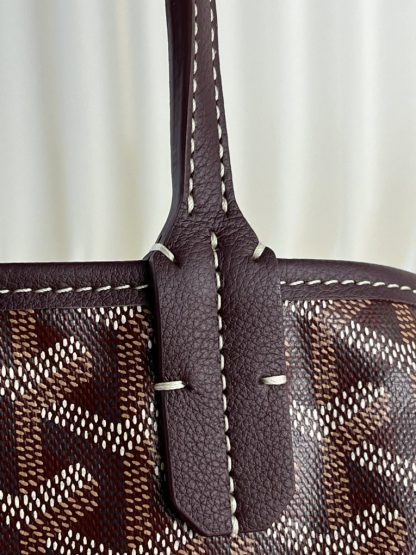  Goyard Saint Louis PM Bag Tote Bags Burgundy #3354 - Image 24