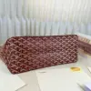  Goyard Saint Louis PM Bag Tote Bags Red #3355 - Image 10