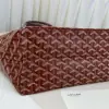 Goyard Saint Louis PM Bag Tote Bags Red #3355 - Image 12