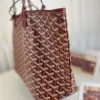  Goyard Saint Louis PM Bag Tote Bags Red #3355 - Image 15