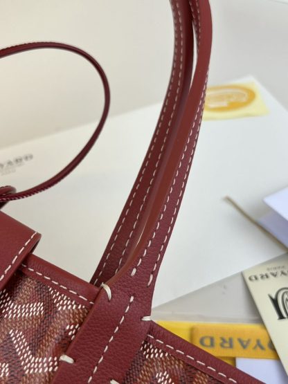  Goyard Saint Louis PM Bag Tote Bags Red #3355 - Image 3