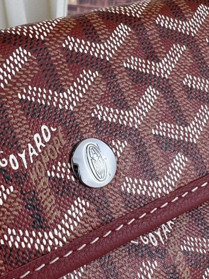  Goyard Saint Louis PM Bag Tote Bags Red #3355 - Image 4