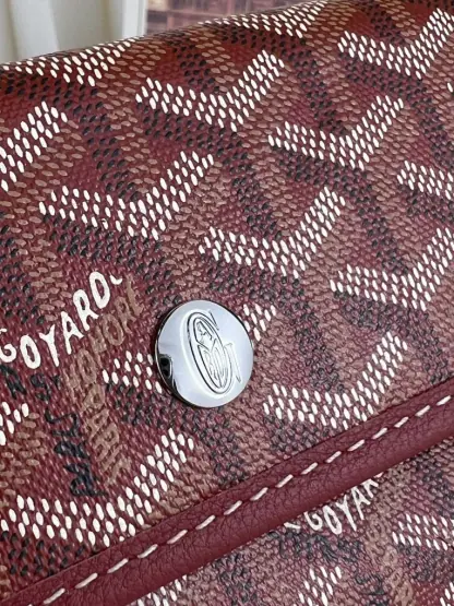  Goyard Saint Louis PM Bag Tote Bags Red #3355 - Image 4