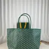  Goyard Saint Louis PM Bag Tote Bags Green #3358 - Image 3