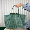  Goyard Saint Louis PM Bag Tote Bags Green #3358 - Image 5