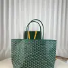  Goyard Saint Louis PM Bag Tote Bags Green #3358 - Image 2
