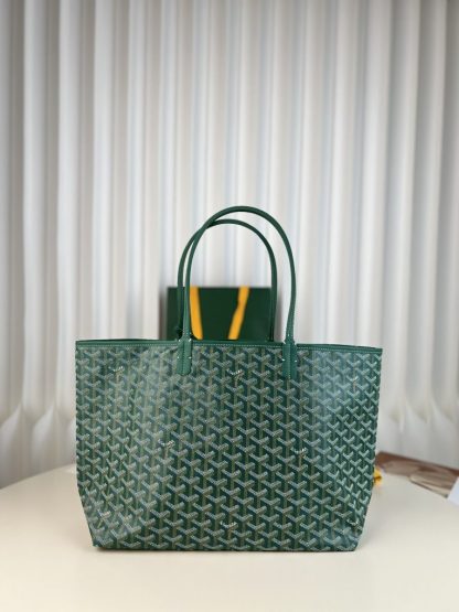  Goyard Saint Louis PM Bag Tote Bags Green #3358 - Image 2