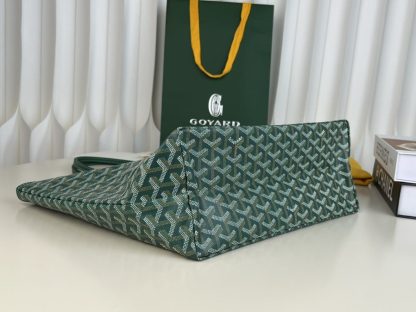  Goyard Saint Louis PM Bag Tote Bags Green #3358 - Image 7