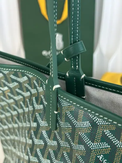  Goyard Saint Louis PM Bag Tote Bags Green #3358 - Image 10