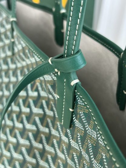  Goyard Saint Louis PM Bag Tote Bags Green #3358 - Image 13