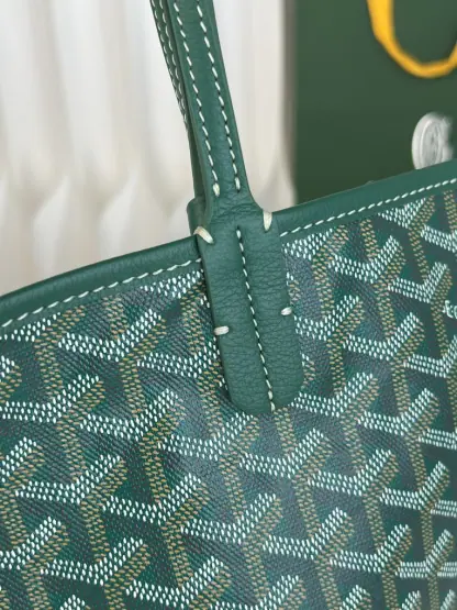  Goyard Saint Louis PM Bag Tote Bags Green #3358 - Image 18