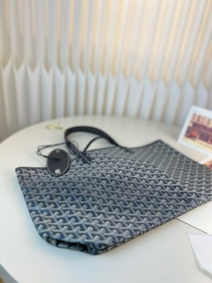  Goyard Saint Louis PM Bag Tote Bags Grey #3361 - Image 17
