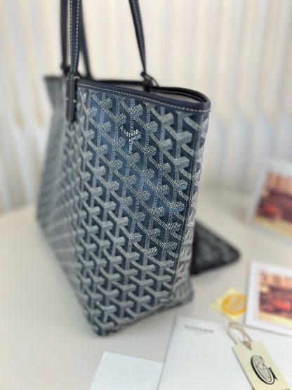  Goyard Saint Louis PM Bag Tote Bags Grey #3361 - Image 20