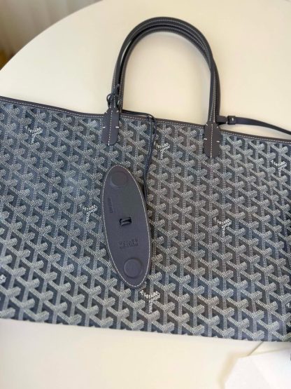  Goyard Saint Louis PM Bag Tote Bags Grey #3361 - Image 4