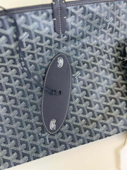  Goyard Saint Louis PM Bag Tote Bags Grey #3361 - Image 7