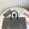  Goyard Saint Louis PM Bag Tote Bags Black #3360 - Image 22