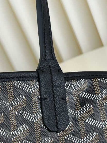  Goyard Saint Louis PM Bag Tote Bags Black #3360 - Image 13