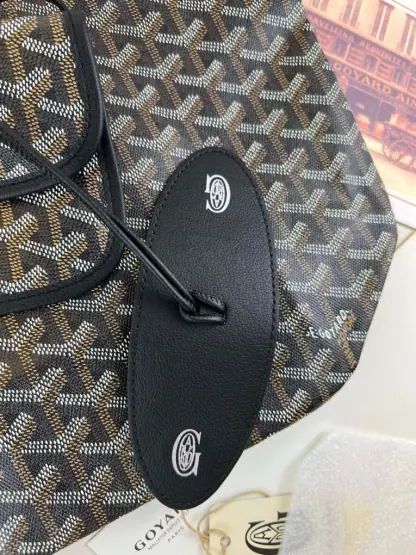  Goyard Saint Louis PM Bag Tote Bags Black #3360 - Image 6