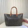  Goyard Saint Louis PM Bag Tote Bags Black & Tan #3359 - Image 13