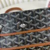  Goyard Saint Louis PM Bag Tote Bags Black & Tan #3359 - Image 11