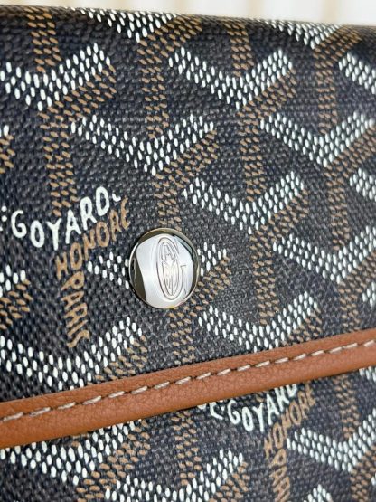  Goyard Saint Louis PM Bag Tote Bags Black & Tan #3359 - Image 5