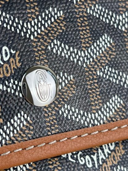  Goyard Saint Louis PM Bag Tote Bags Black & Tan #3359 - Image 7