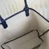  Goyard Saint Louis PM Bag Tote Bags Navy Blue #3362 - Image 12