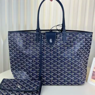 Replica Goyard Saint Louis PM Bag Tote Bags Navy Blue #3362