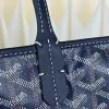  Goyard Saint Louis PM Bag Tote Bags Navy Blue #3362 - Image 6